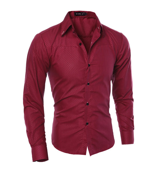 Camisas Ajustadas para Hombre con Diseño de Cuadros y Rayas Premium - Image 18