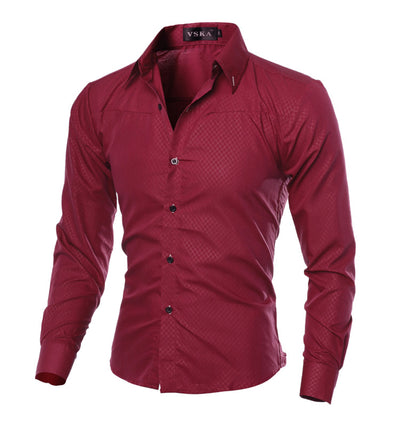 Camisas Ajustadas para Hombre con Diseño de Cuadros y Rayas Premium - Image 19
