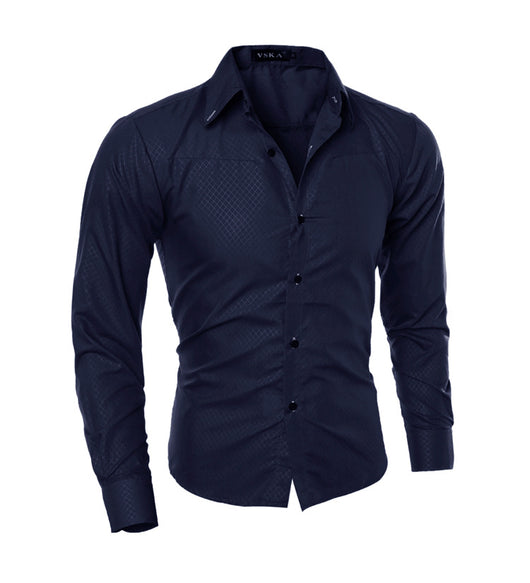 Camisas Ajustadas para Hombre con Diseño de Cuadros y Rayas Premium - Image 20