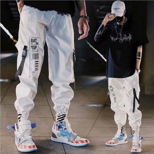 Pantalones deportivos cropped holgados - Image 8
