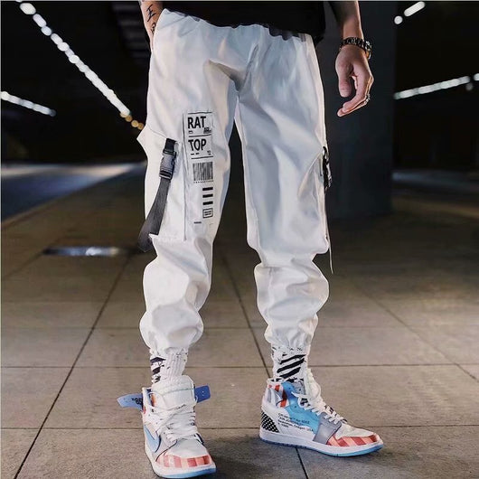 Pantalones deportivos cropped holgados - Image 9
