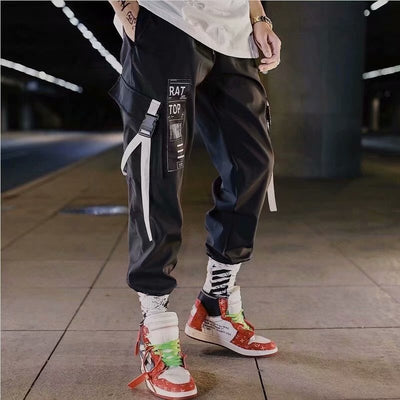 Pantalones deportivos cropped holgados - Image 12