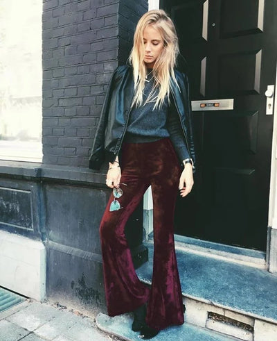 Pantalones Casuales Velvet Micro para Mujer - Image 7