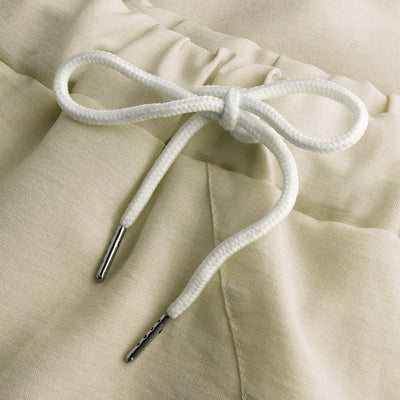 Pantalones Anchos de Lino y Algodón con Bolsillos para Mujer Talla Grande - Image 13
