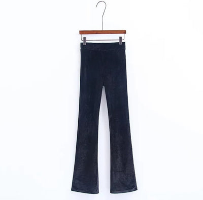 Pantalones Casuales Velvet Micro para Mujer - Image 23