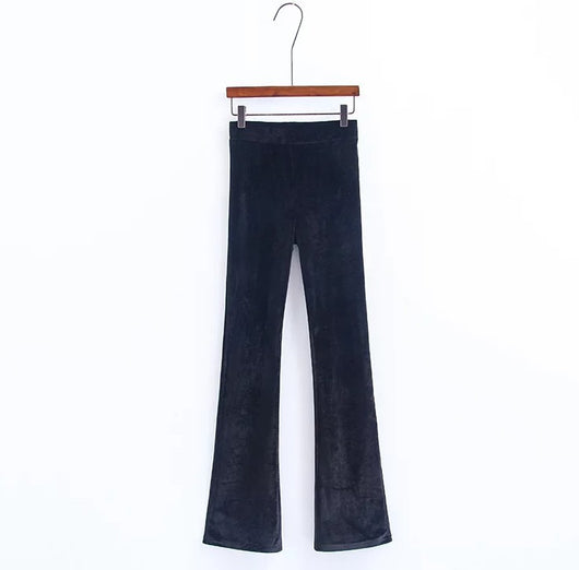 Pantalones Casuales Velvet Micro para Mujer - Image 23