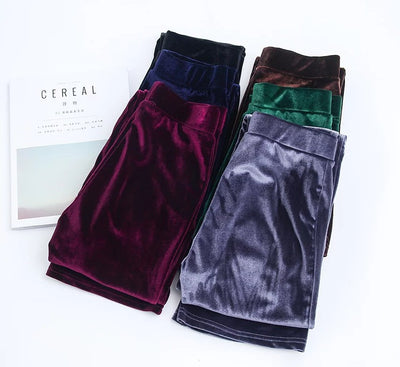 Pantalones Casuales Velvet Micro para Mujer - Image 24