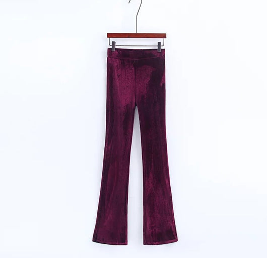 Pantalones Casuales Velvet Micro para Mujer - Image 25