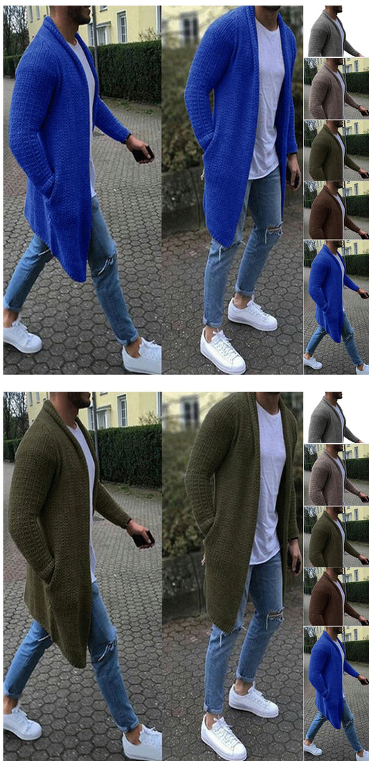 Cardigan Talla Plus Color Sólido - Suéter Versátil y Cómodo - Image 10