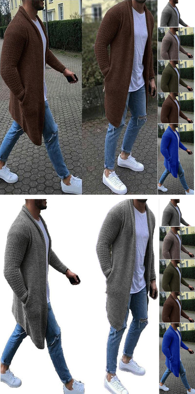 Cardigan Talla Plus Color Sólido - Suéter Versátil y Cómodo - Image 11