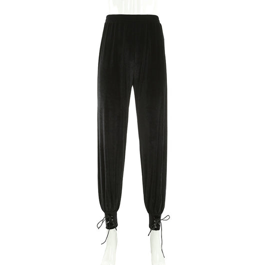Pantalones Harem de Terciopelo con Tirantes Ajustables - Image 21