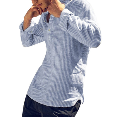 Camisa Hombre a Rayas - Diseño Moderno y Versátil - Image 7