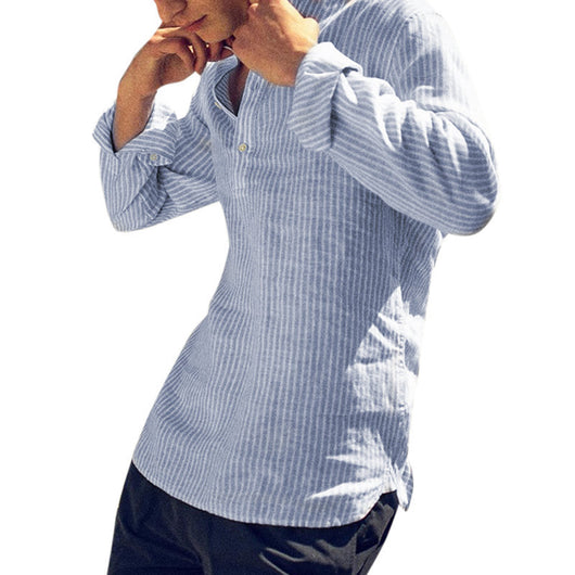 Camisa Hombre a Rayas - Diseño Moderno y Versátil - Image 7