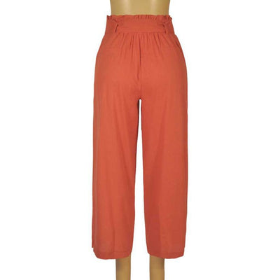 Pantalón Ancho Cropped de Pierna Recta - Image 14