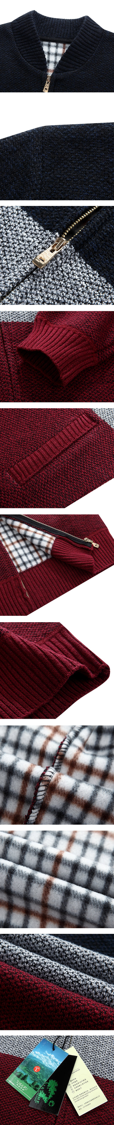 Suéter Saco Hombre Cuello V Oversize Cálido - Image 6