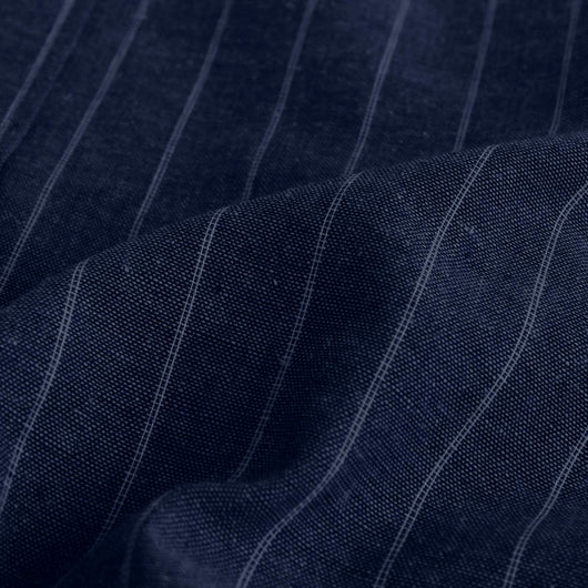 Camisa de Lino a Rayas con Manga Tres Cuartos para Hombre - Image 25