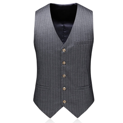 men's suit, suit, dark grey, white, black, formal, business, classic - Image 8