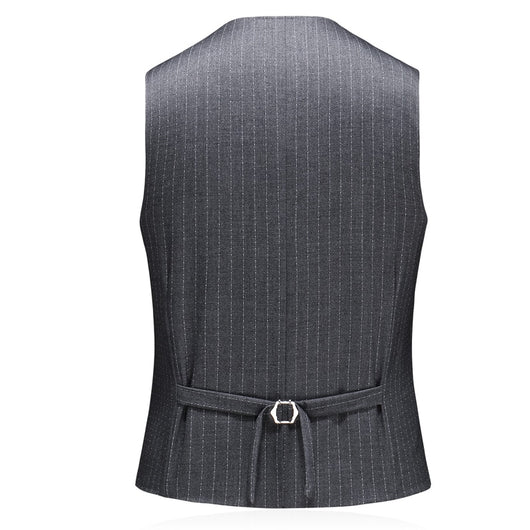 men's suit, suit, dark grey, white, black, formal, business, classic - Image 9
