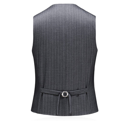 men's suit, suit, dark grey, white, black, formal, business, classic - Image 9