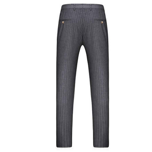 men's suit, suit, dark grey, white, black, formal, business, classic - Image 11