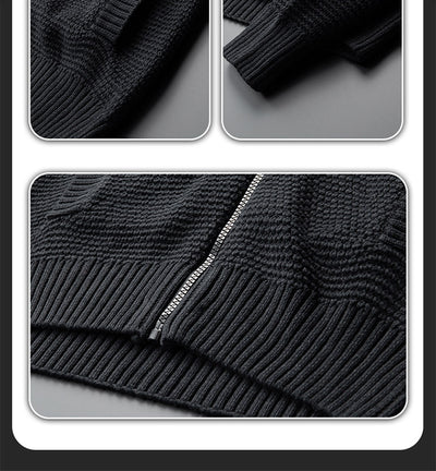 Suéter Hoodie con Cierre para Hombre - Diseño Moderno Liso - Image 13