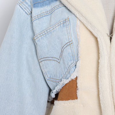 Chaqueta Denim Gruesa con Forro de Lana de Cordero - Image 13