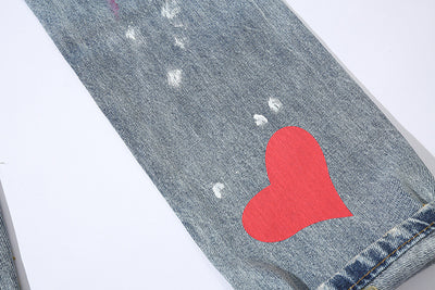 Jeans Rotos con Estilo Graffiti - Image 24