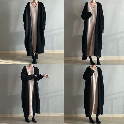 Cardigan Grueso Largo Tipo Chaqueta para Mujer - Image 24