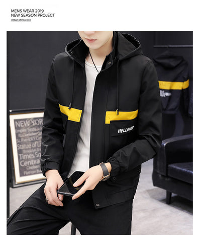 Chaqueta de Béisbol Casual Coreana para Hombre con Capucha y Bordado - Image 35