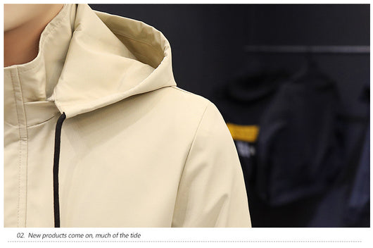 Chaqueta de Béisbol Casual Coreana para Hombre con Capucha y Bordado - Image 38