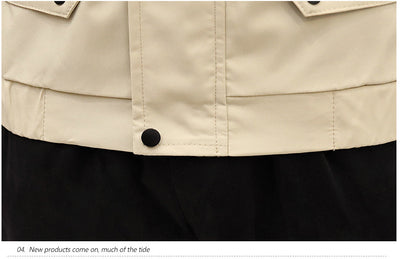 Chaqueta de Béisbol Casual Coreana para Hombre con Capucha y Bordado - Image 40