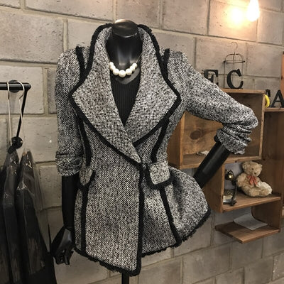 Abrigo de Lana Gris Slim Fit - Elegancia Temperada - Image 6