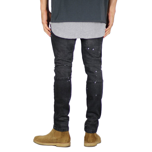 Jeans para Hombre con Diseño Artístico y Rotos Modernos - Image 12