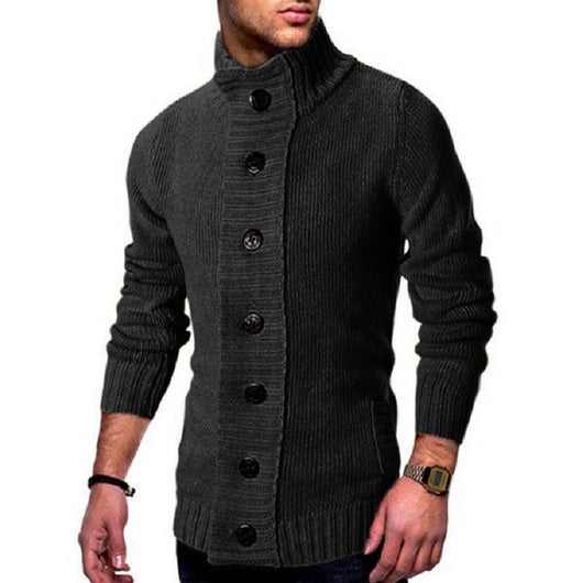 Cardigan de Punto Abotonado - Suéter Abrigo Elegante - Image 10