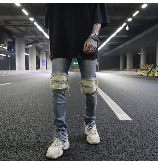 Jeans ajustados con rotos diseñados - Image 22