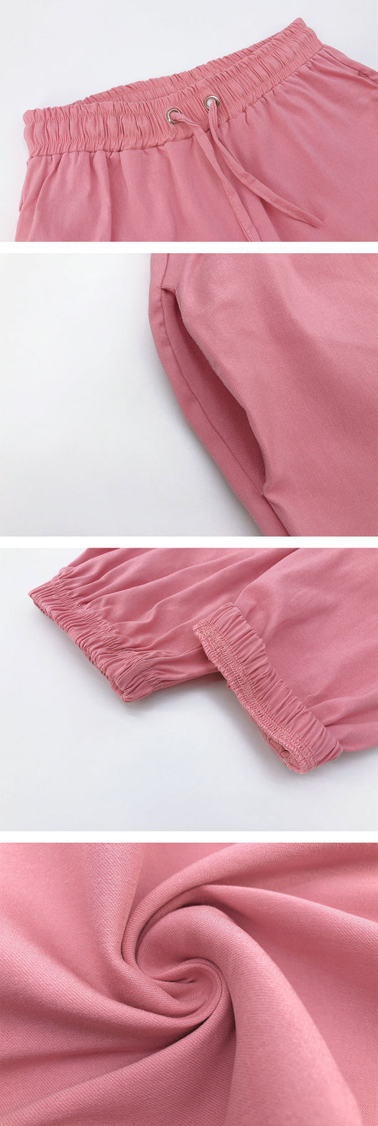 Pantalones Largos de Color Sólido - Image 10