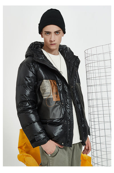 Chamarra Acolchada Brillante para Hombre - Image 5