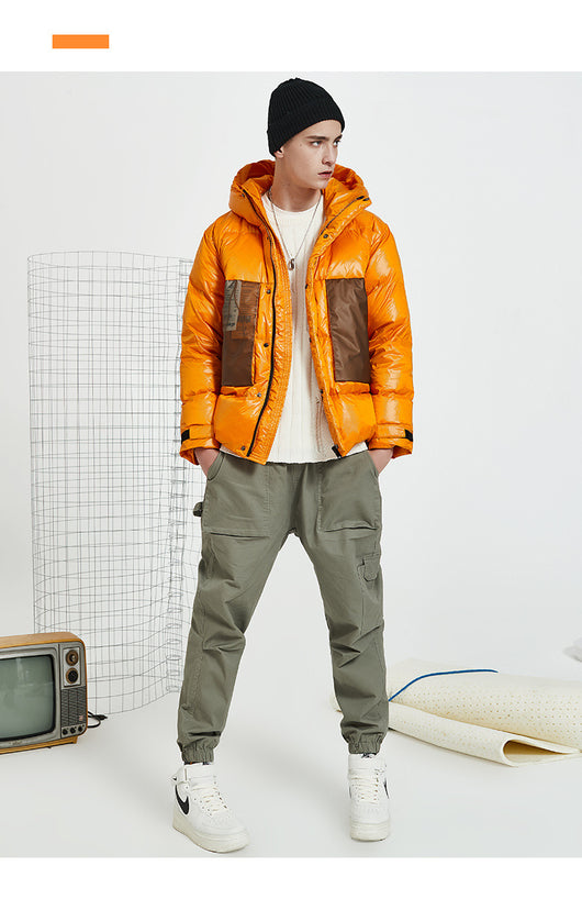 Chamarra Acolchada Brillante para Hombre - Image 6