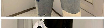 Pantalón Denim Recto Suelto con Costura Premium para Mujer - Image 19