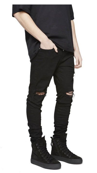 Jeans Rotos para Hombre con Desgarre en Rodillas - Image 23