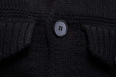 Cardigan Casual de Punto con Solapa para Hombre - Image 12