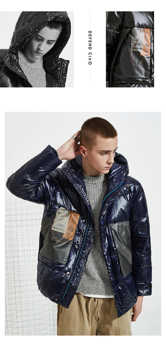 Chamarra Acolchada Brillante para Hombre - Image 9