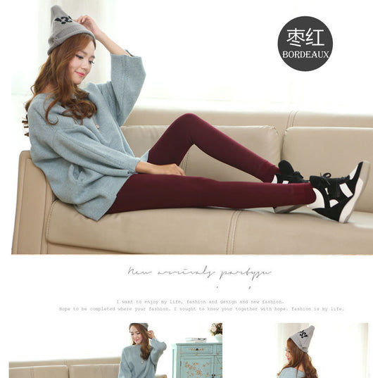Leggings Térmicos de Invierno para Mujer - Cintura Alta con Forro de Terciopelo - Image 4
