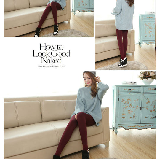 Leggings Térmicos de Invierno para Mujer - Cintura Alta con Forro de Terciopelo - Image 5
