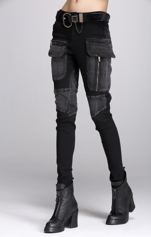Jeans Personalizados con Múltiples Cierres - Image 8