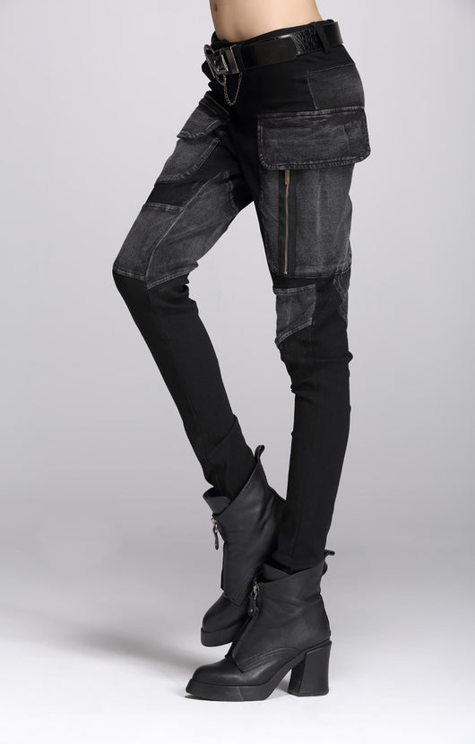 Jeans Personalizados con Múltiples Cierres - Image 9