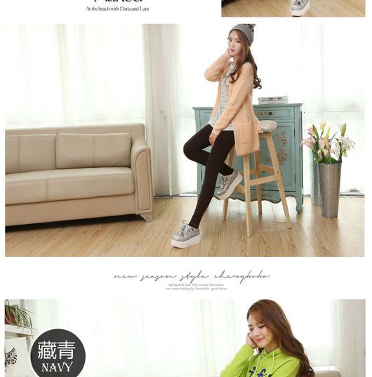 Leggings Térmicos de Invierno para Mujer - Cintura Alta con Forro de Terciopelo - Image 14