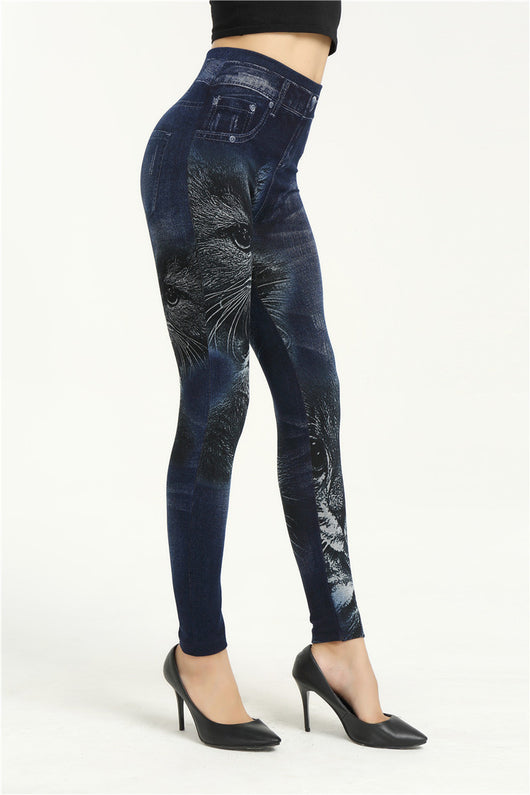 Pantalones de Yoga con Estampado de Gatitos - Image 16