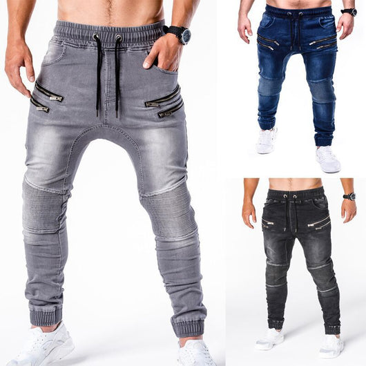 Pantalones Joggers Hip Hop con Cierre - Image 6