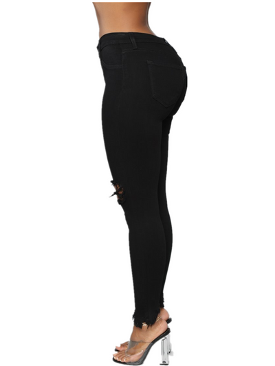 Pantalones Vaqueros Rotos Azul Clásico para Hombre - Image 18